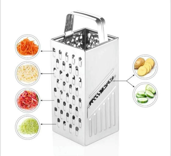 Stainless Steel 7 In 1 Grater And Slicer Box Packing 