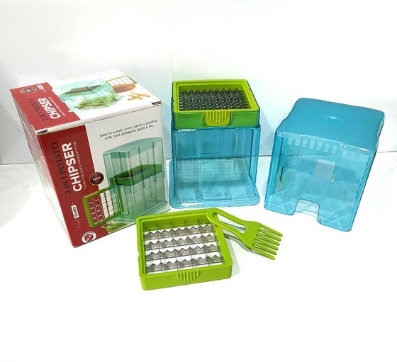 Potato Chipsar 2 Blades Pet Transparent Material Box Packing 