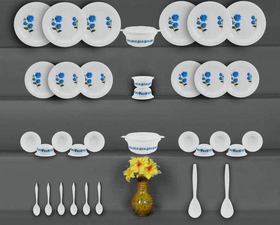 Desinger Dining Set 36 PC's Set Box Packing 