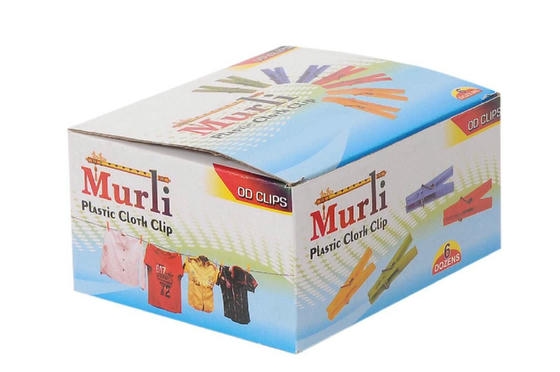 Murli Cloth Clip Box Packing 