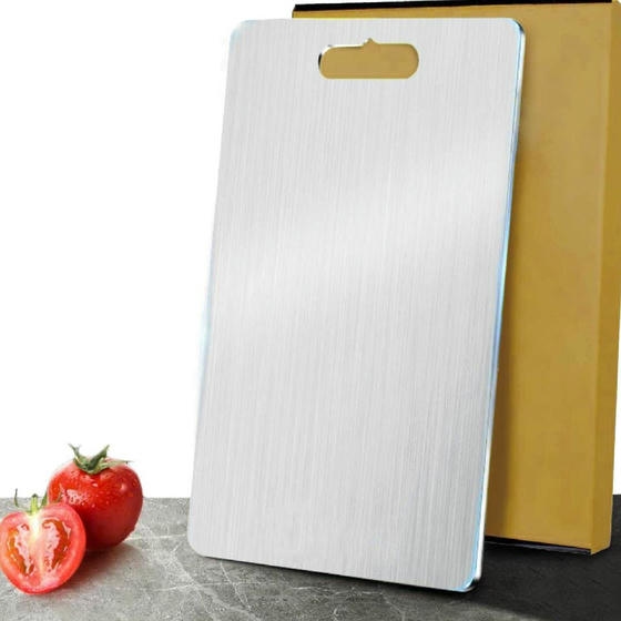 Stainless Steel Chopping Board 12*8 Inch Dimensions 