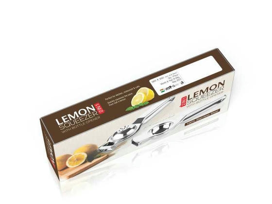 165 Gm Stainless Steel Lemon Squeezer With Opener Box Packing 