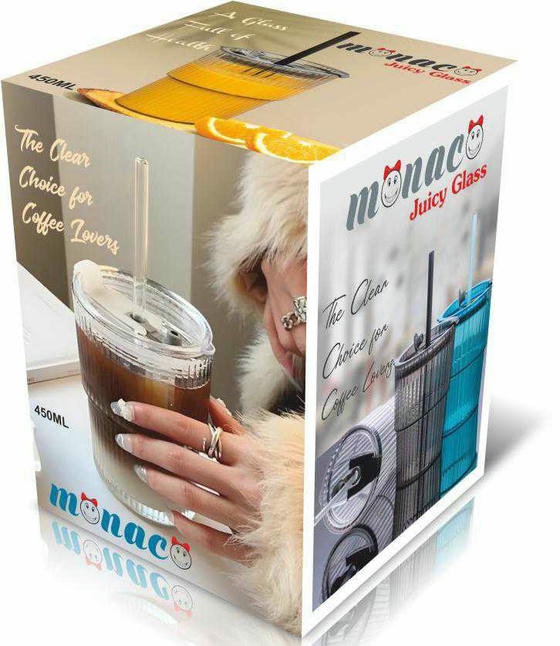 Monaco 450 ml Juicy Glass Box packing 