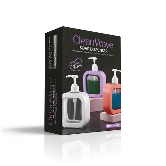 Cleanwave Soap dispenser With pump Box packing 
