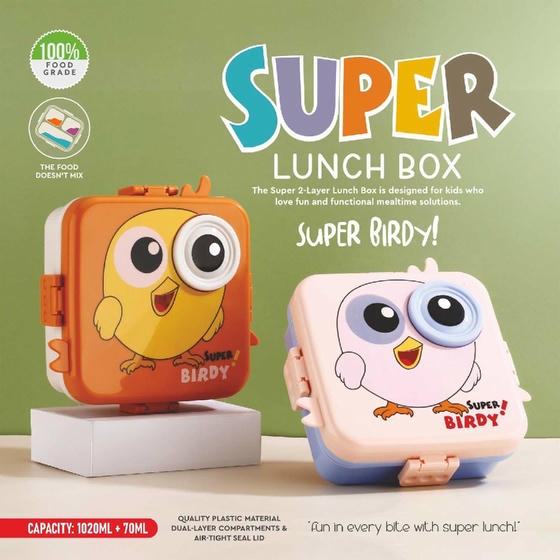 Super Fun lunch box poly packing 