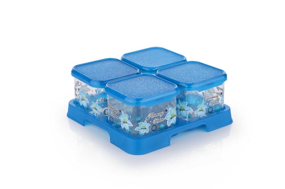 Antila 4 PC's printed dryfruits set box packing 