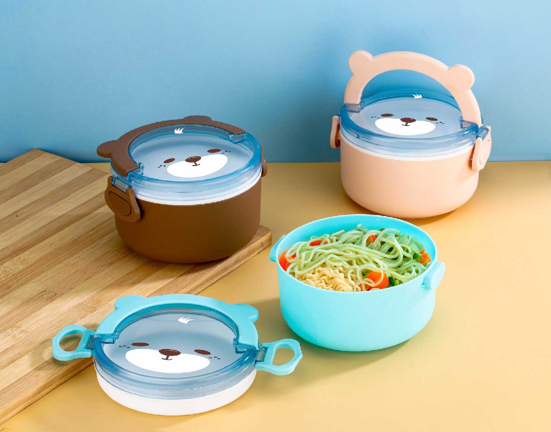 Teddy Lunch Box with Box packing 