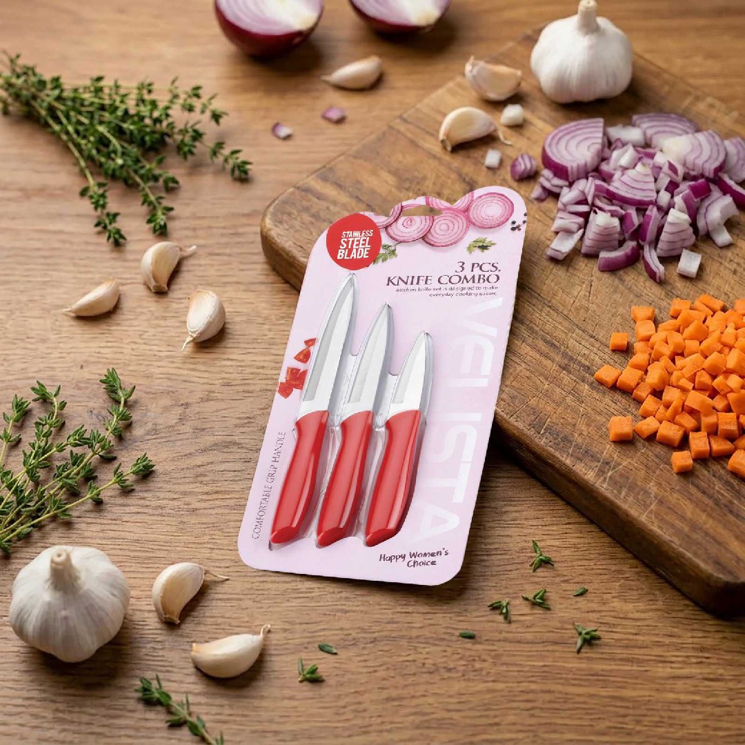 Velista 3 PC's knife combo set Sandwich packing 
