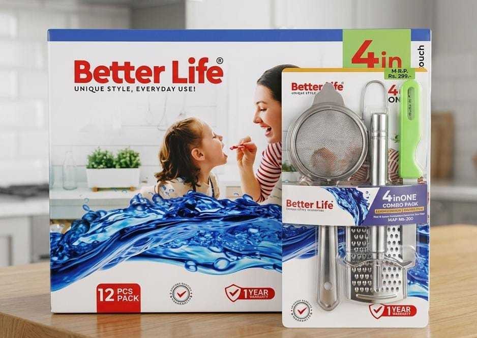 4 in 1 Lighter combo with Tea strainer knife and Grater 